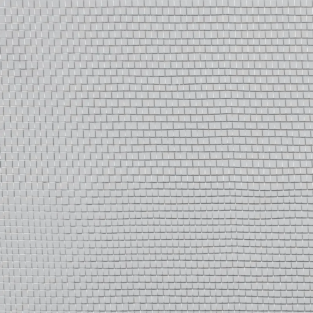 Mesh Screen Aluminium 100x1000 cm Silver 141158