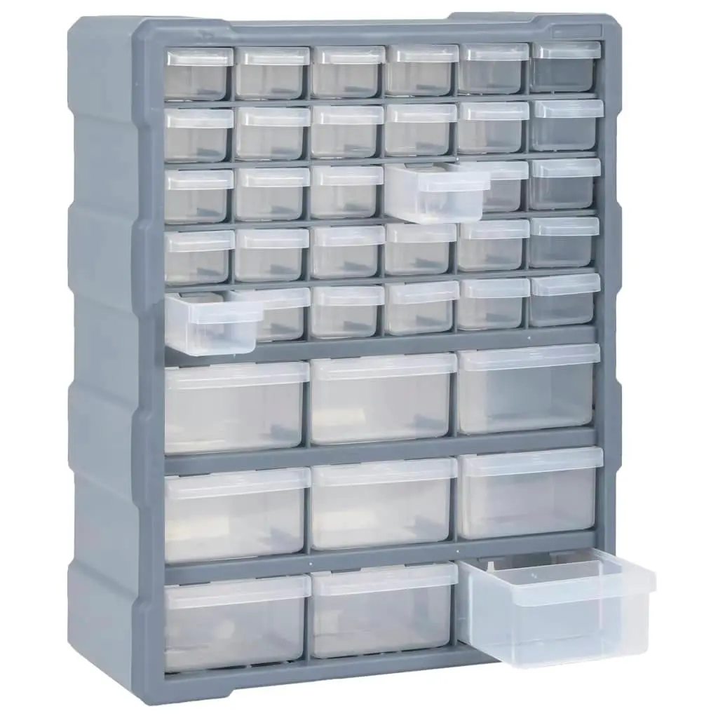 Multi-drawer Organiser with 39 Drawers 38x16x47 cm 147586