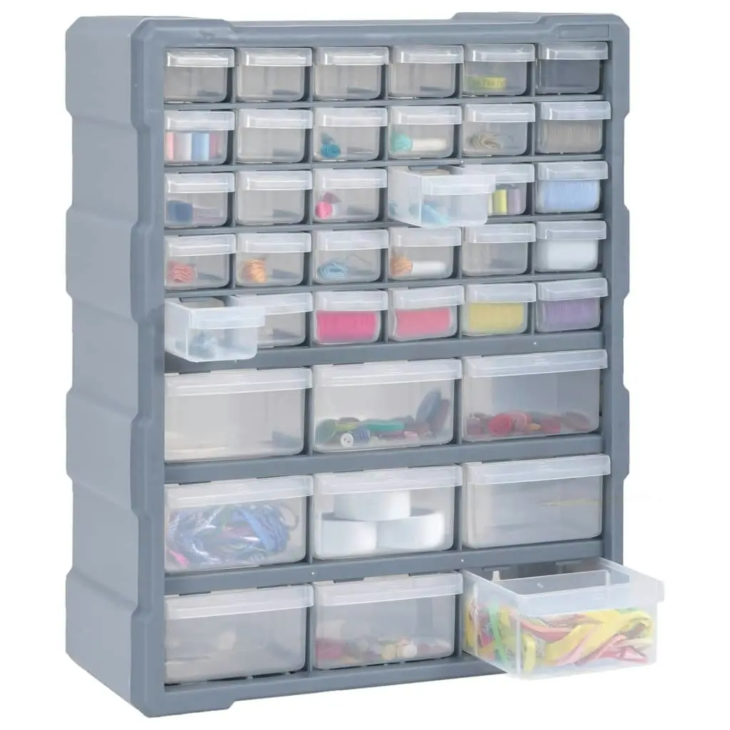 Multi-drawer Organiser with 39 Drawers 38x16x47 cm 147586