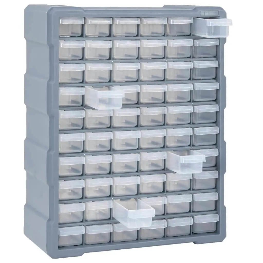 Multi-drawer Organiser with 60 Drawers 38x16x47.5 cm 147588