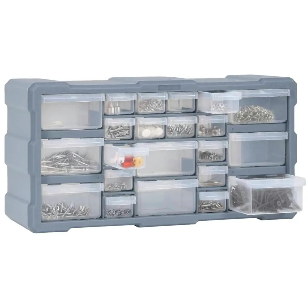 Multi-drawer Organiser with 22 Drawers 49x16x25.5 cm 147584