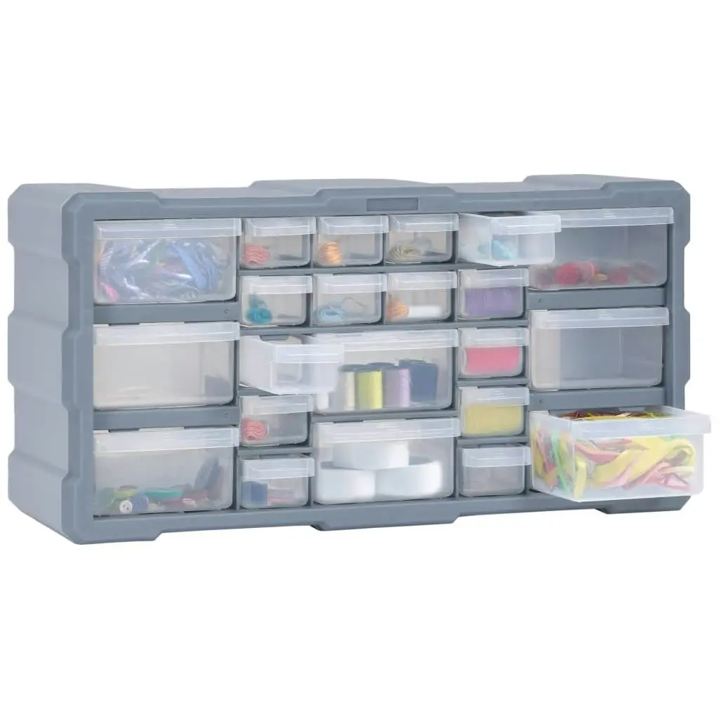 Multi-drawer Organiser with 22 Drawers 49x16x25.5 cm 147584