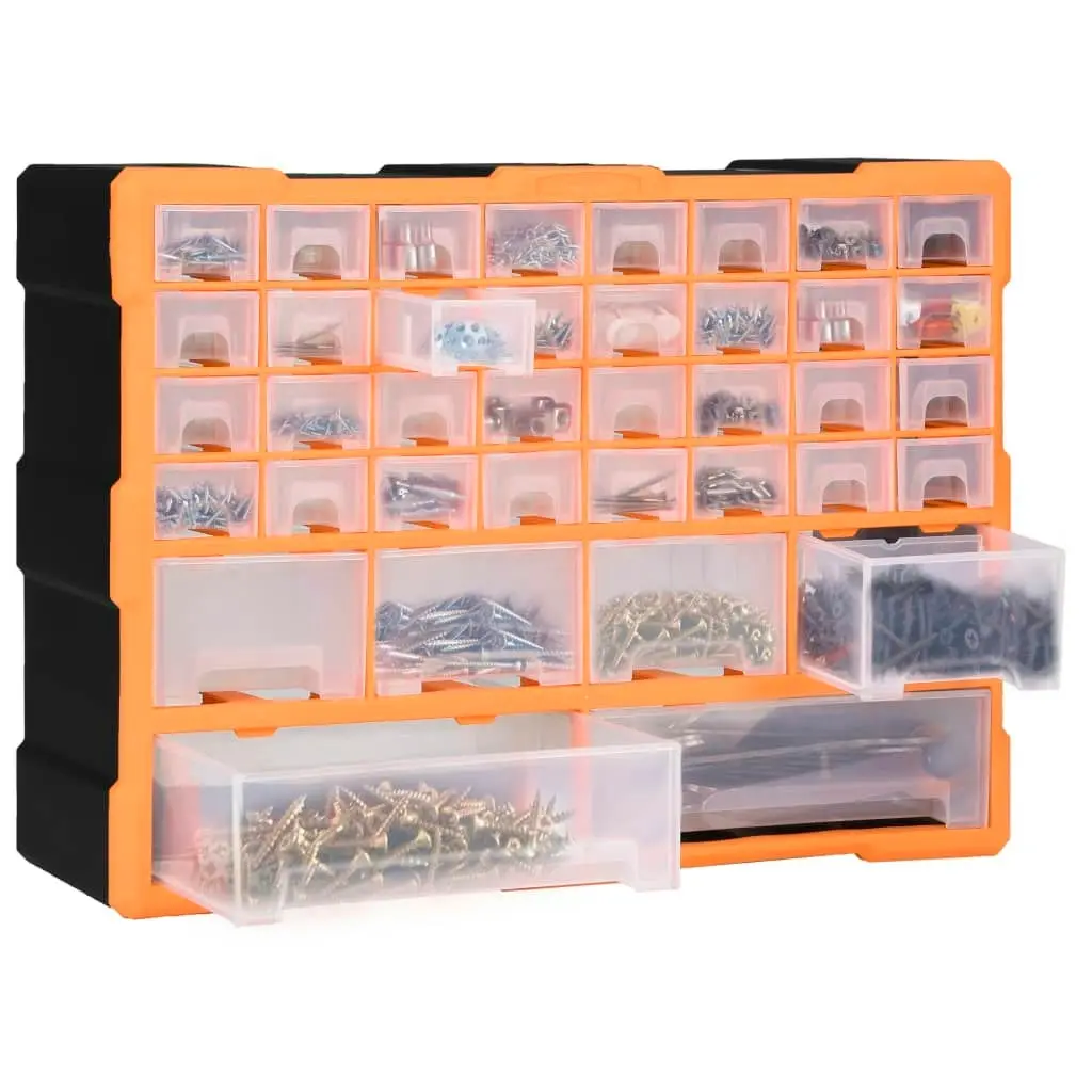 Multi-drawer Organiser with 40 Drawers 52x16x37.5 cm 147577