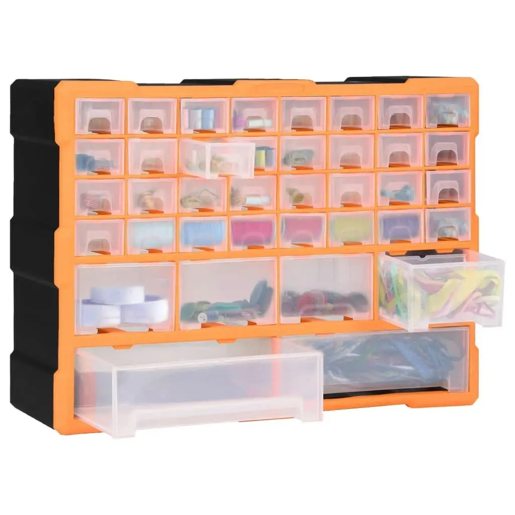 Multi-drawer Organiser with 40 Drawers 52x16x37.5 cm 147577