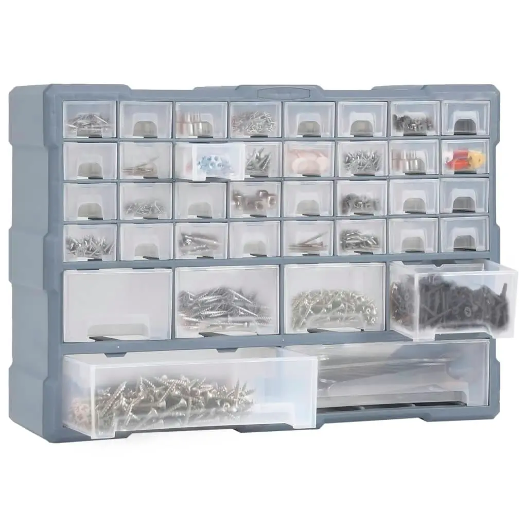 Multi-drawer Organiser with 40 Drawers 52x16x37.5 cm 147578