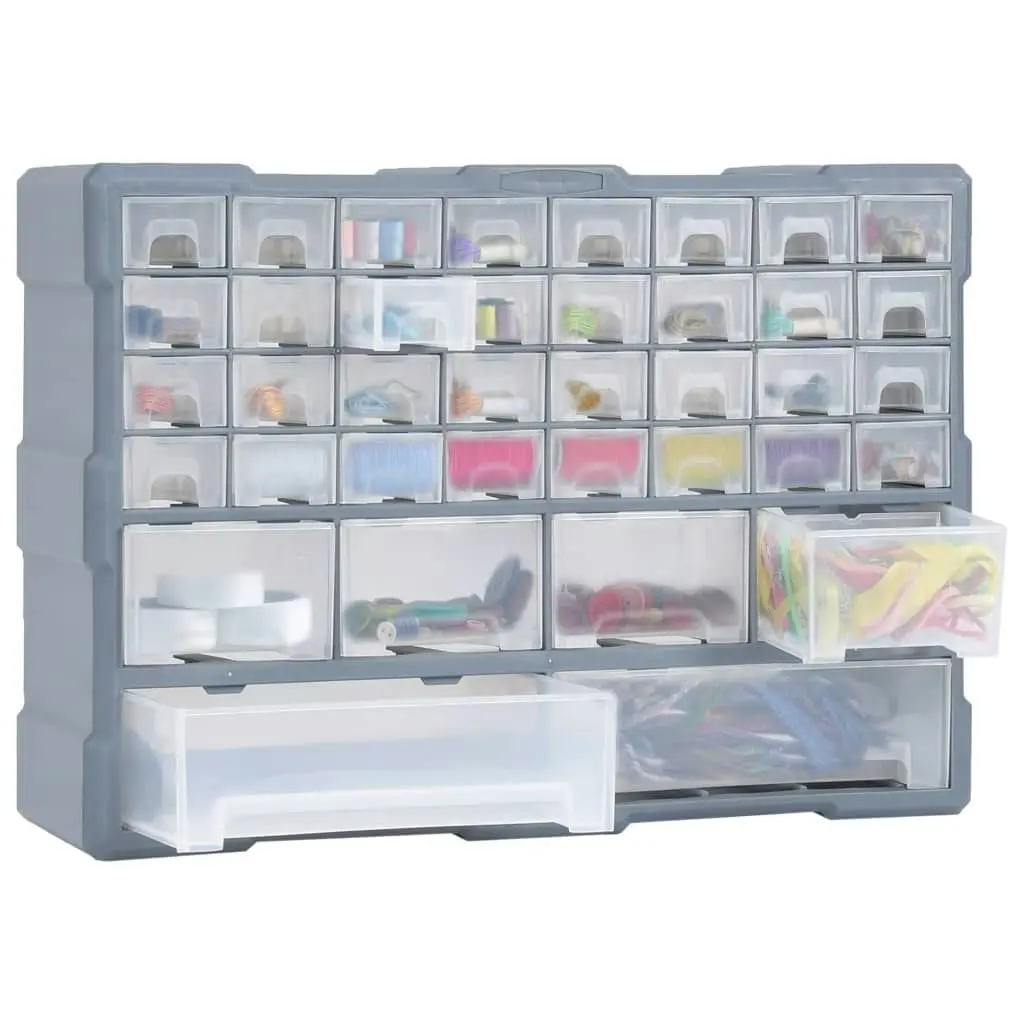 Multi-drawer Organiser with 40 Drawers 52x16x37.5 cm 147578