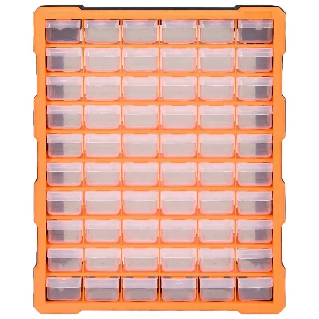 Multi-drawer Organiser with 60 Drawers 38x16x47.5 cm 147587