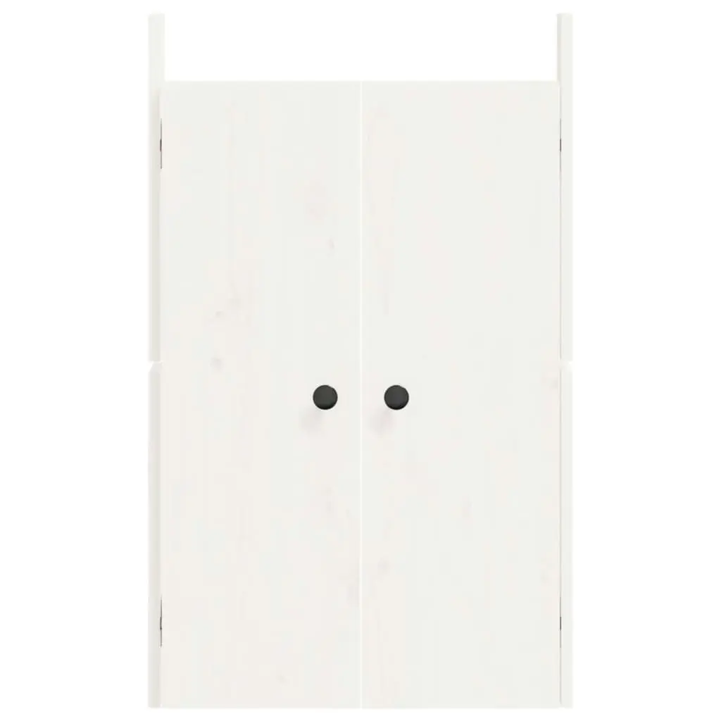 Outdoor Kitchen Doors White 50x9x82 cm Solid Wood Pine 832359