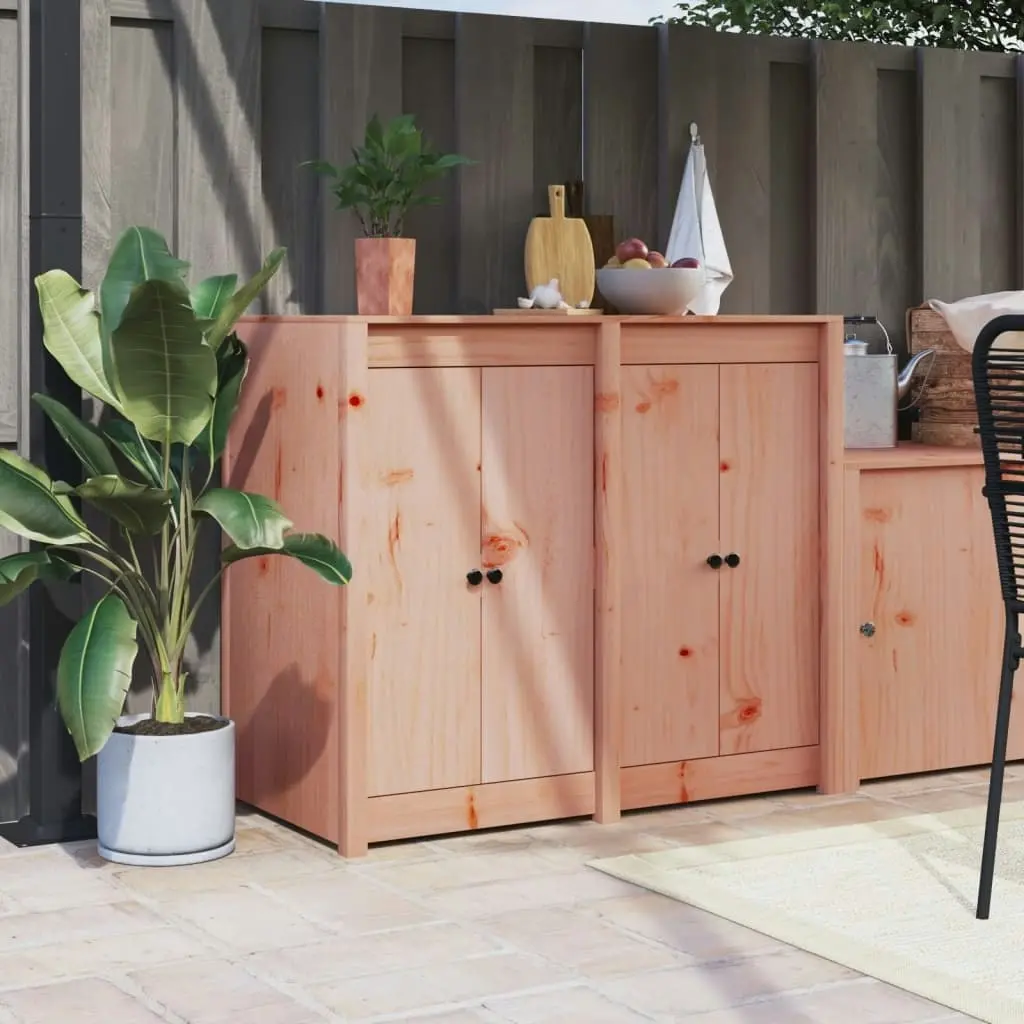 Outdoor Kitchen Doors 2 pcs 50x9x82 cm Solid Wood Douglas 832364