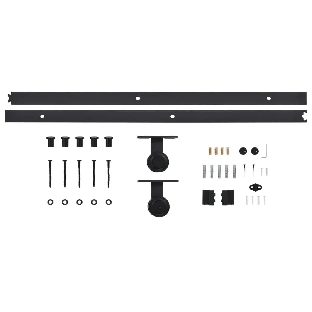 Sliding Door with Hardware Set 100x210 cm Solid Pine Wood 3057598