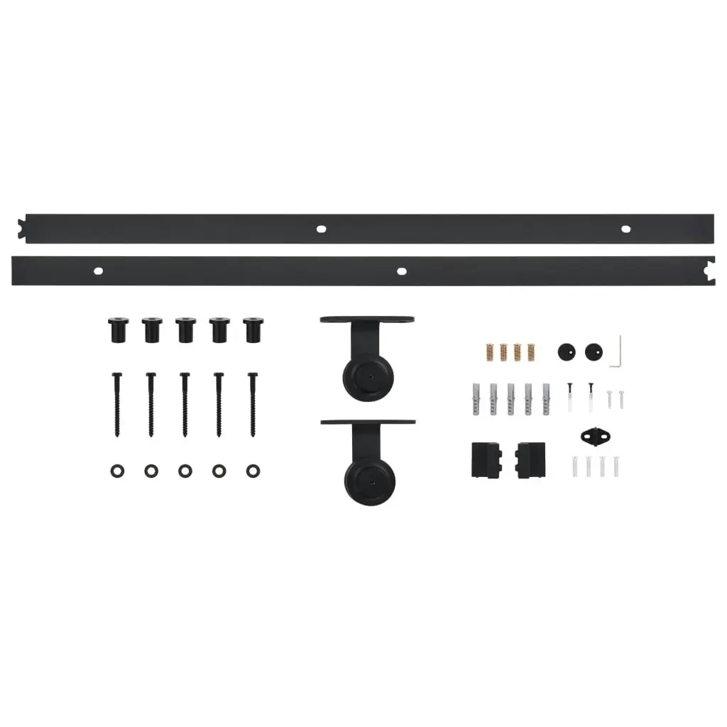 Sliding Door with Hardware Set 100x210 cm Solid Pine Wood 3057503