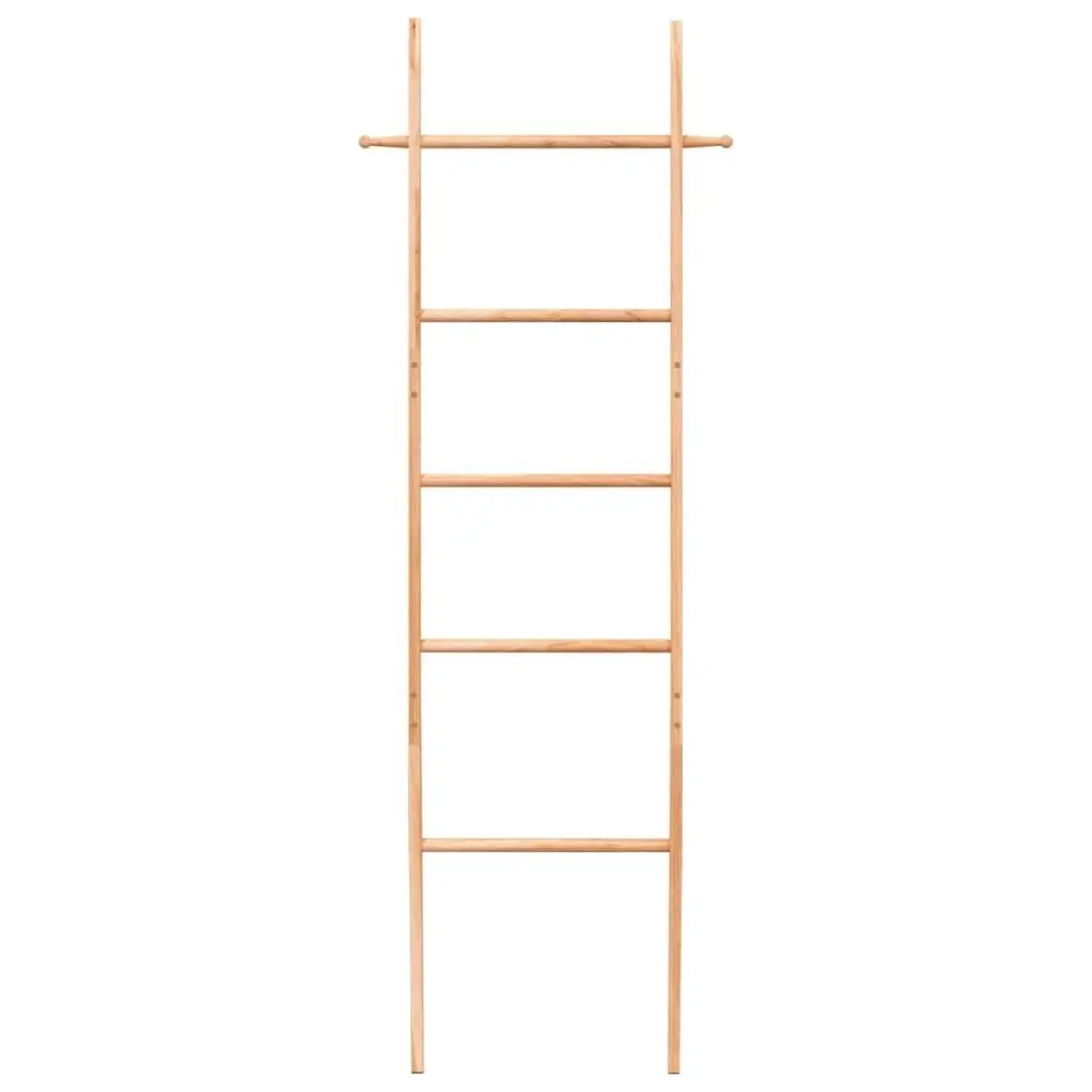 Towel Ladder 170 cm Solid Wood Walnut 350375