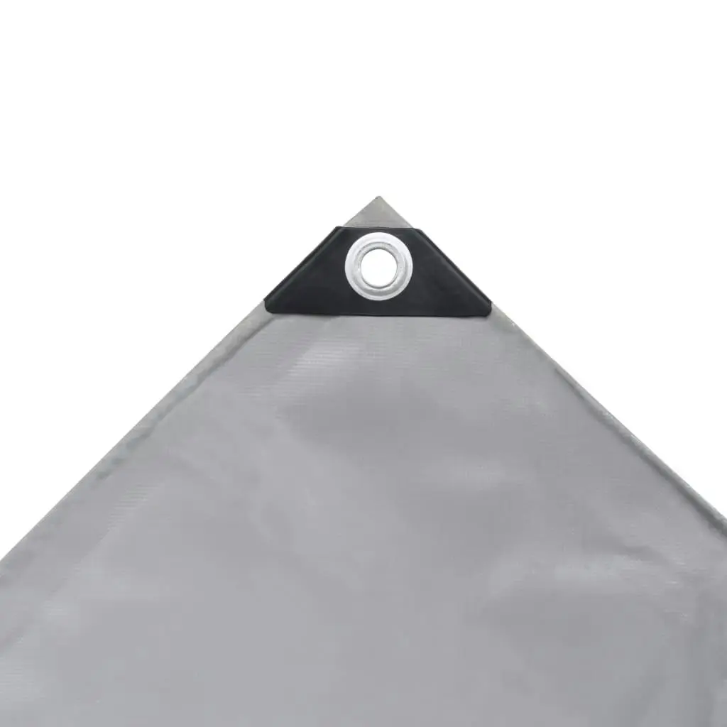 Tarpaulin 650 g/mÂ² 2.5x3.5 m Grey 144890