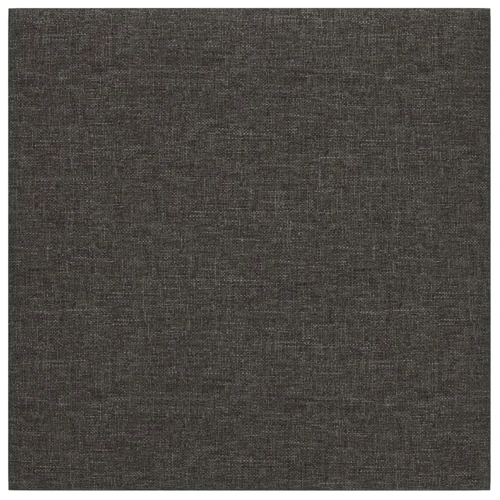 Wall Panels 12 pcs Dark Grey 30x30 cm Fabric 1.08 mÂ² 343790