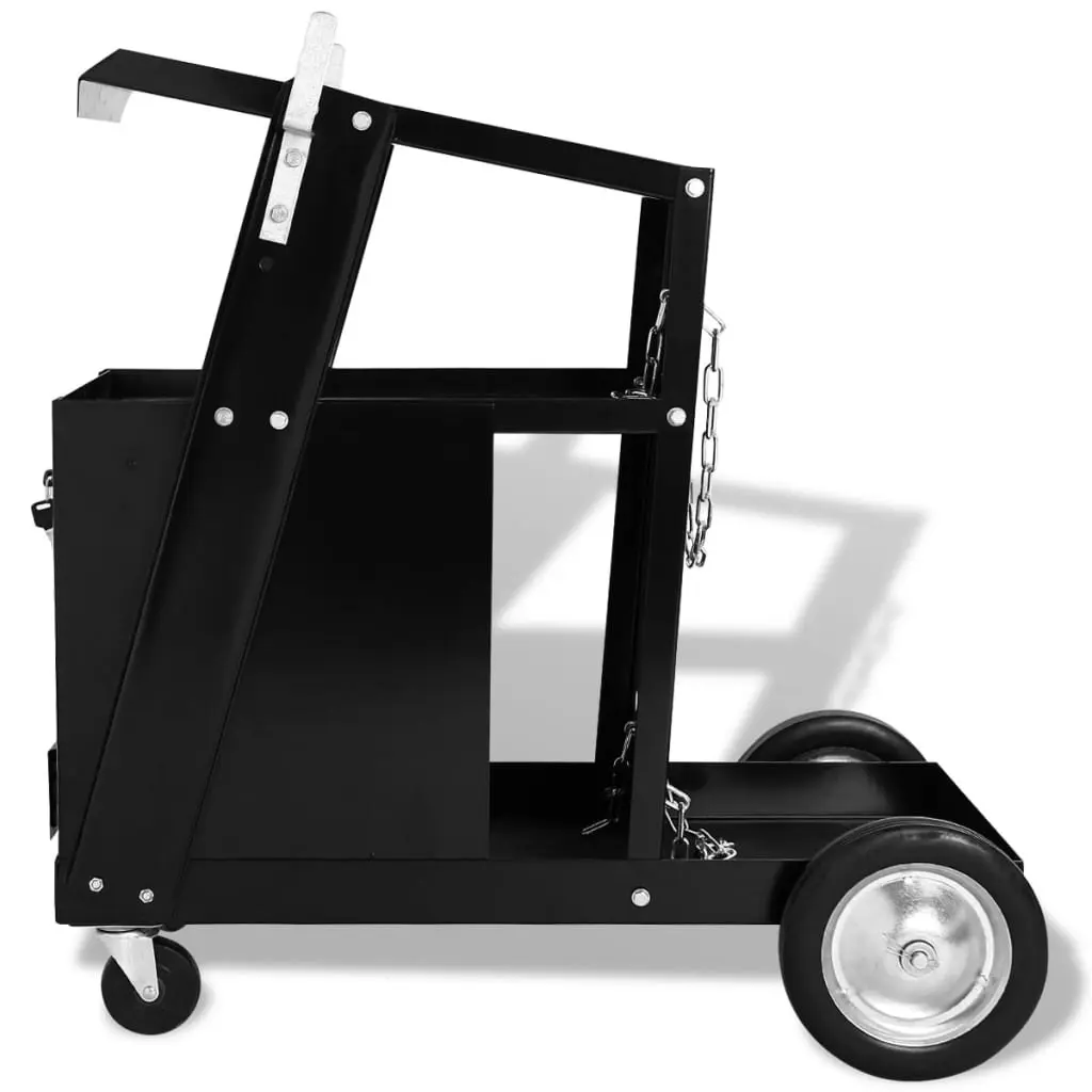 Welding Cart with 4 Drawers Black 142363