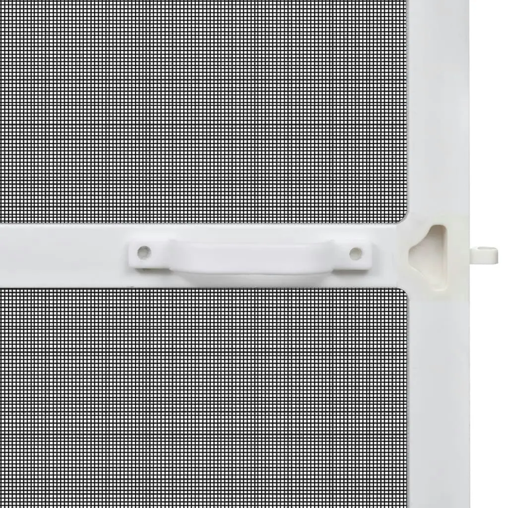 White Hinged Insect Screen for Doors 120 x 240 cm 141565