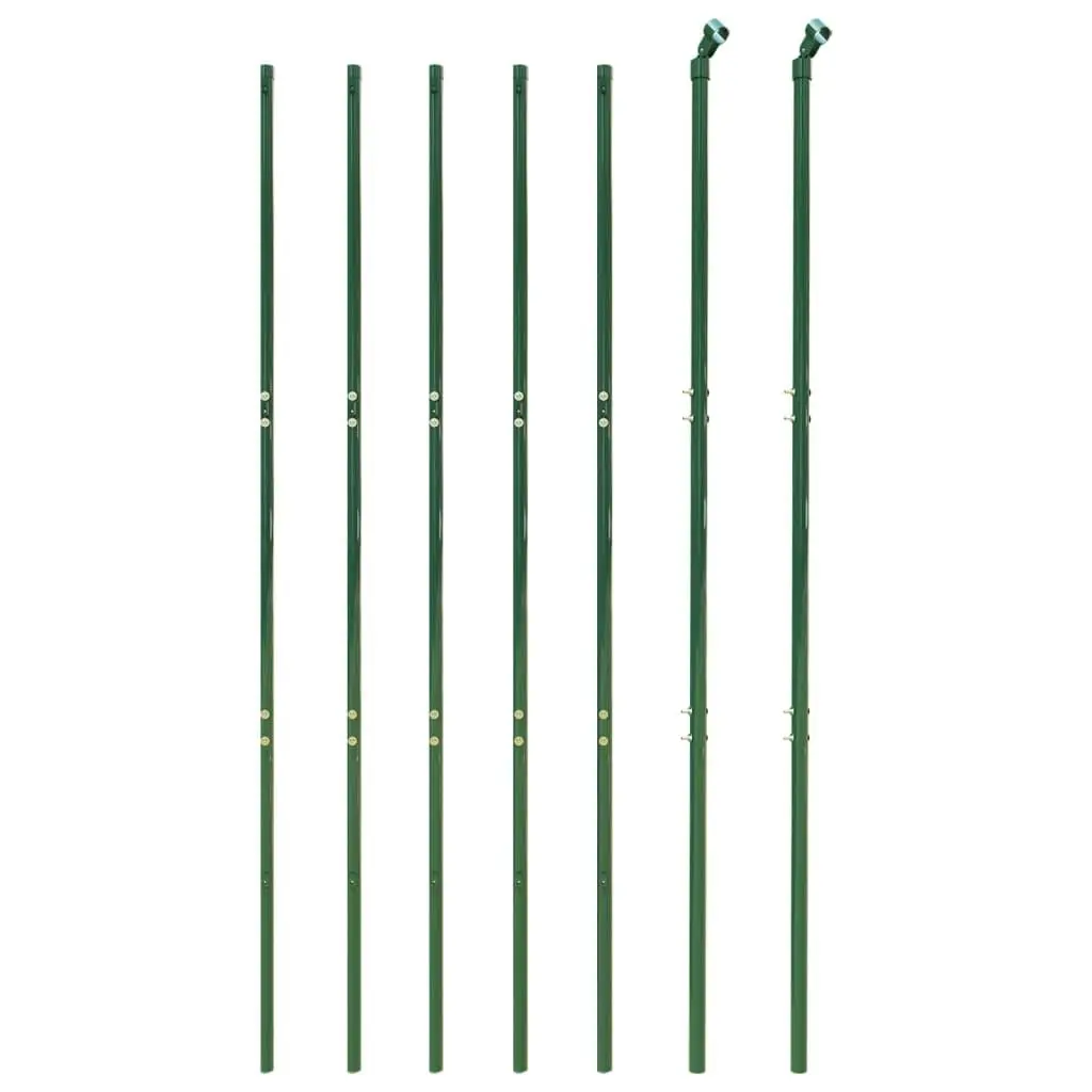 Wire Mesh Fence Green 1.4x10 m Galvanised Steel 154083