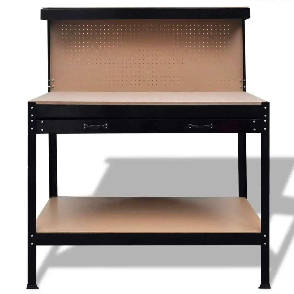 Workbench with Pegboard and Drawer 141769