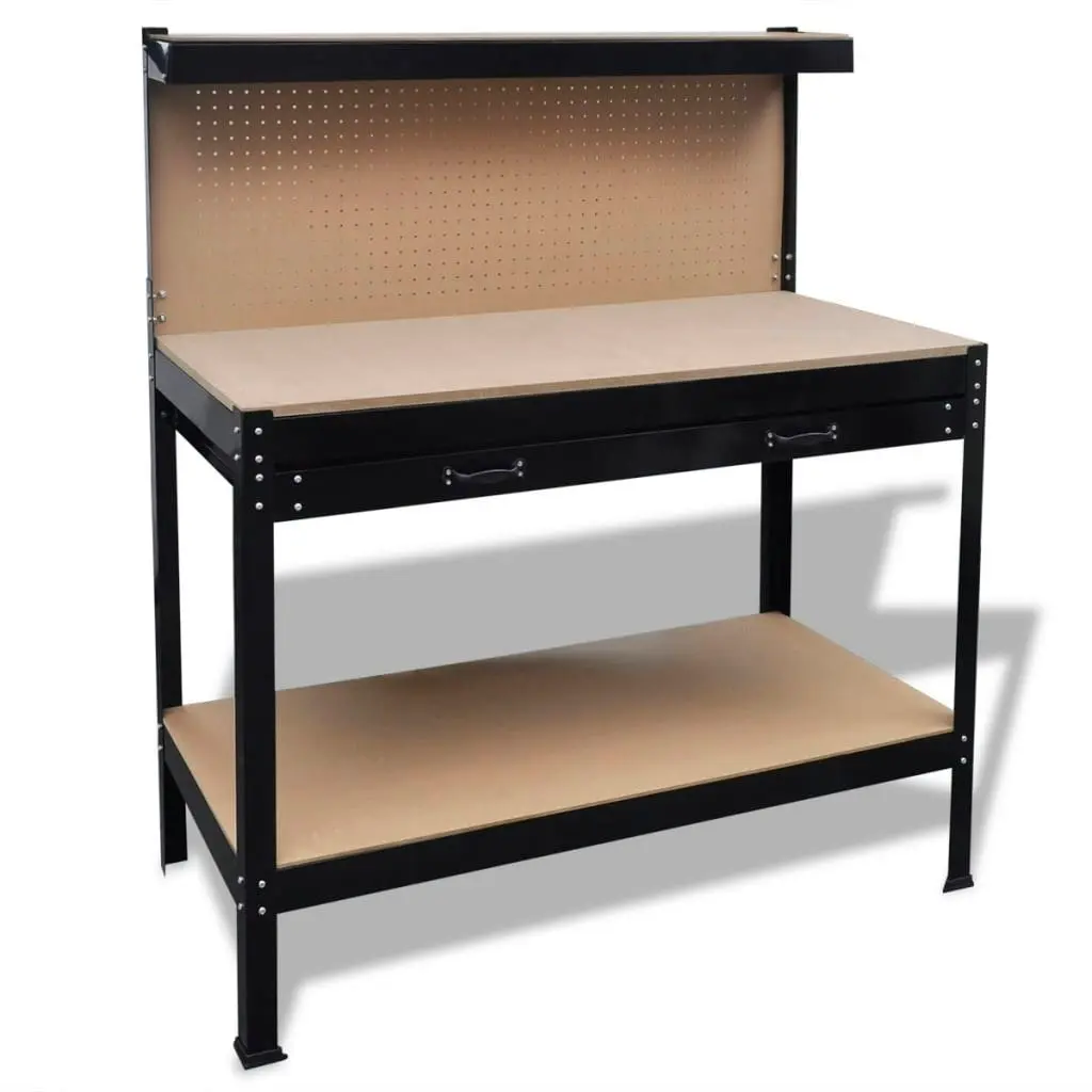 Workbench with Pegboard and Drawer 141769