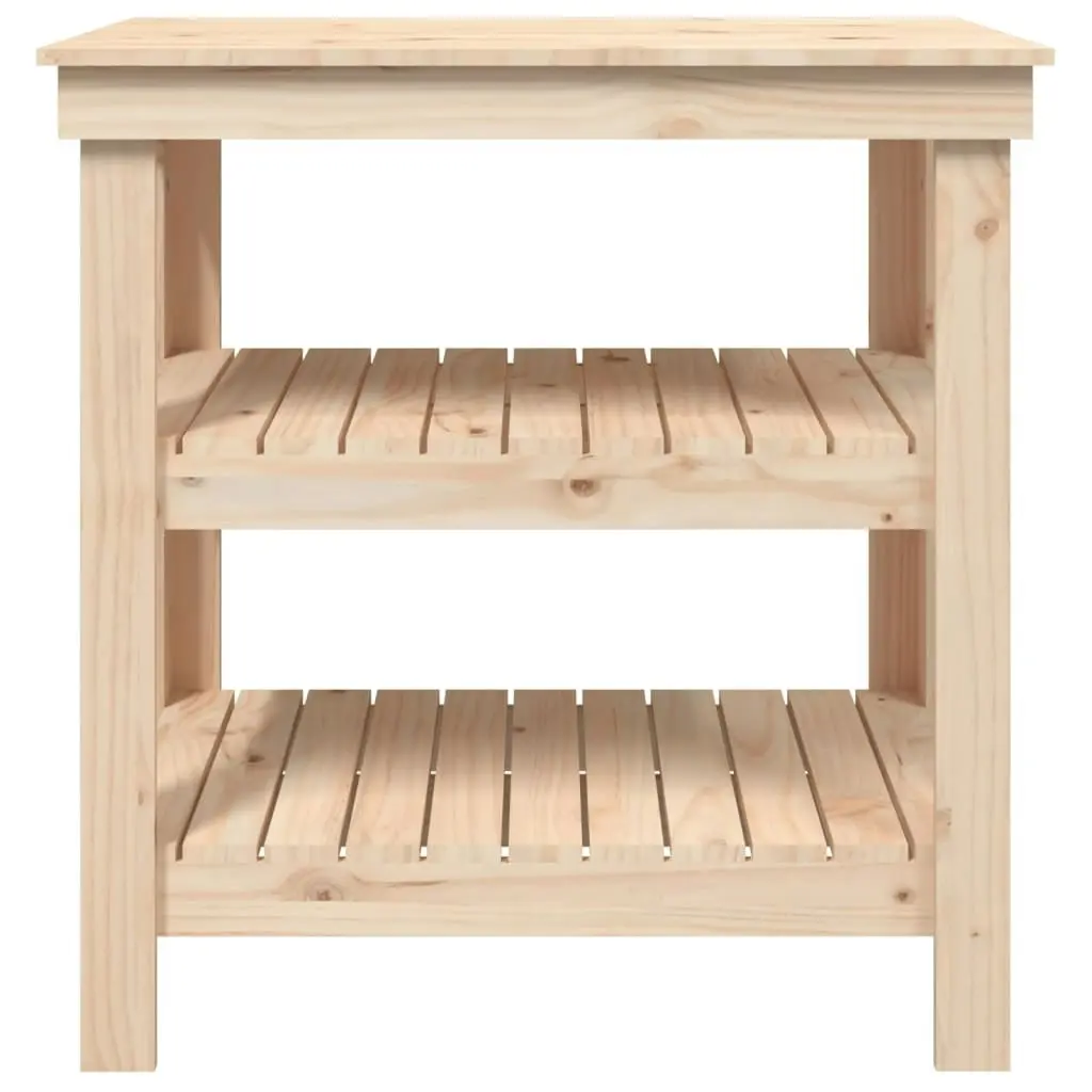 Work Bench 78.5x50x80 cm Solid Wood Pine 823639