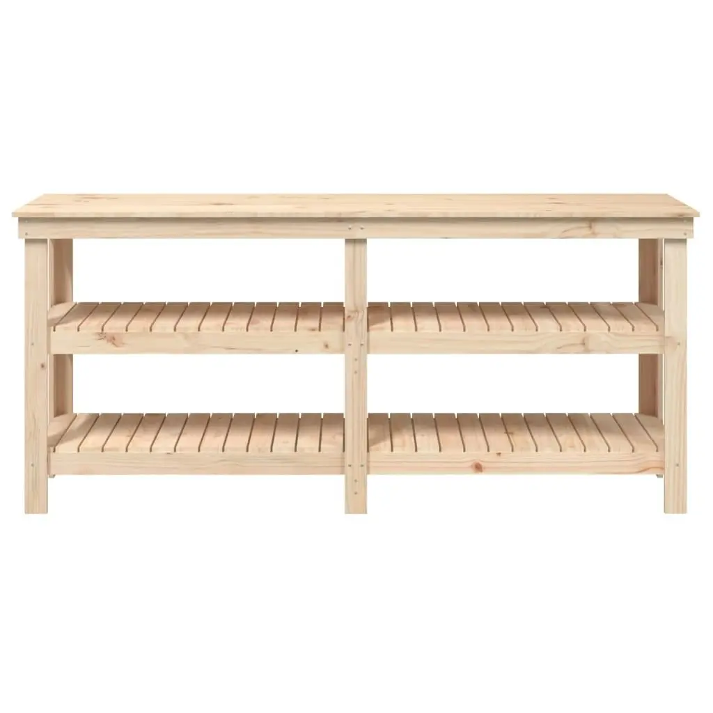 Work Bench 181x50x80 cm Solid Wood Pine 823654