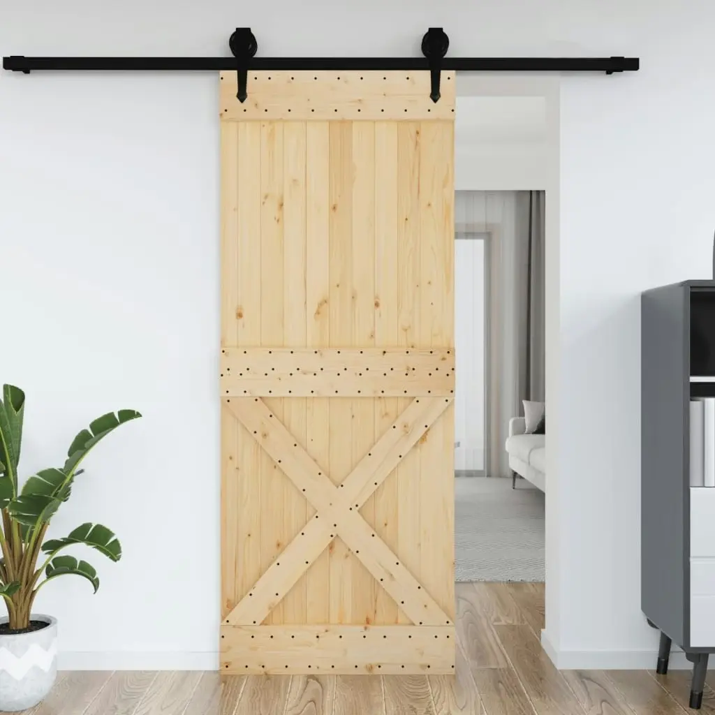 Door NARVIK 90x210 cm Solid Wood Pine 154445