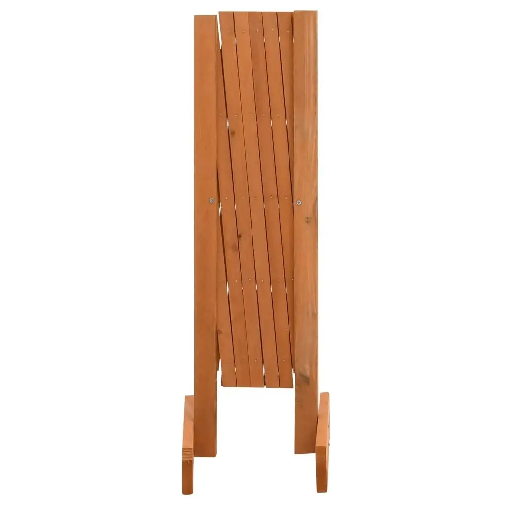 Garden Trellis Fence Orange 120x60 cm Solid Firwood 314822