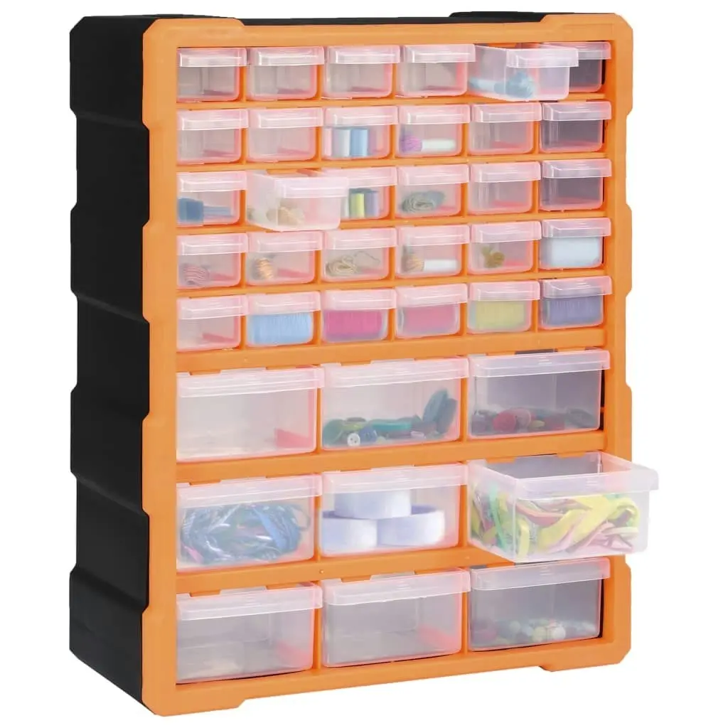 Multi-drawer Organiser with 39 Drawers 38x16x47 cm 147585