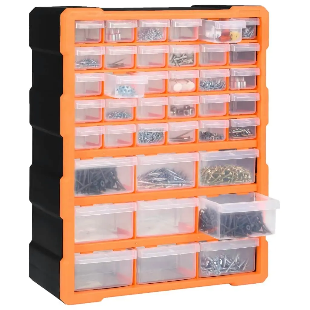 Multi-drawer Organiser with 39 Drawers 38x16x47 cm 147585