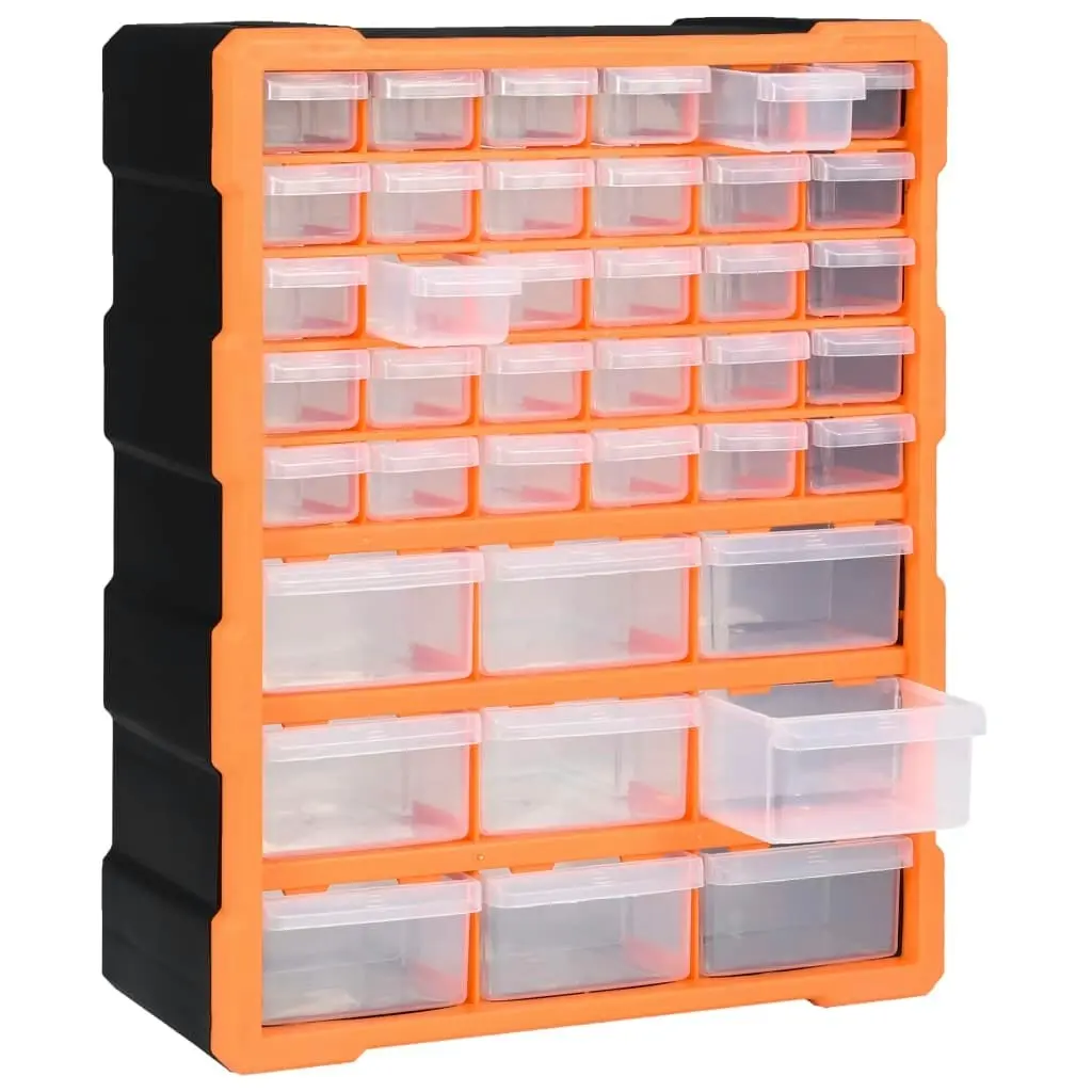 Multi-drawer Organiser with 39 Drawers 38x16x47 cm 147585