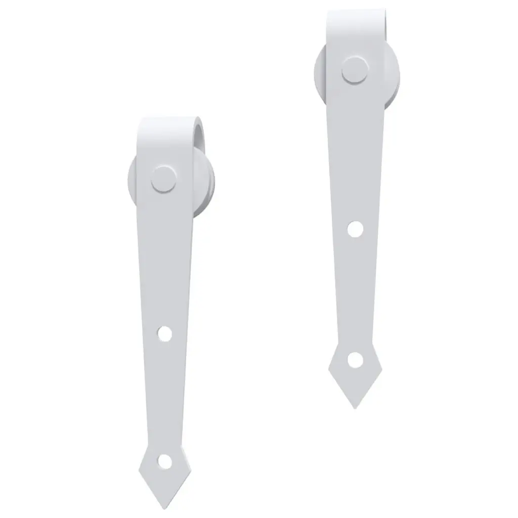 Sliding Door Hardware Kit 183 cm Steel White 151709