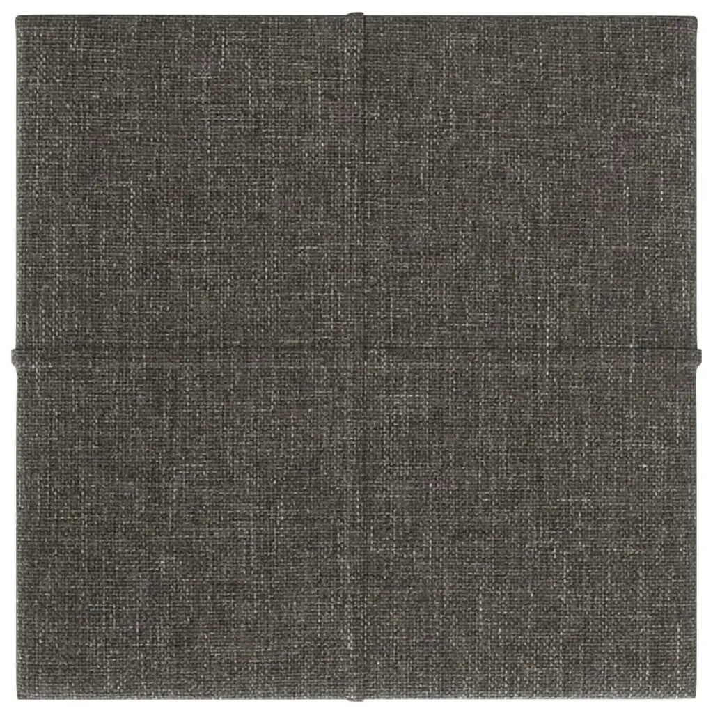 Wall Panels 12 pcs Dark Grey 30x30 cm Fabric 1.08 mÃ‚Â² 344032