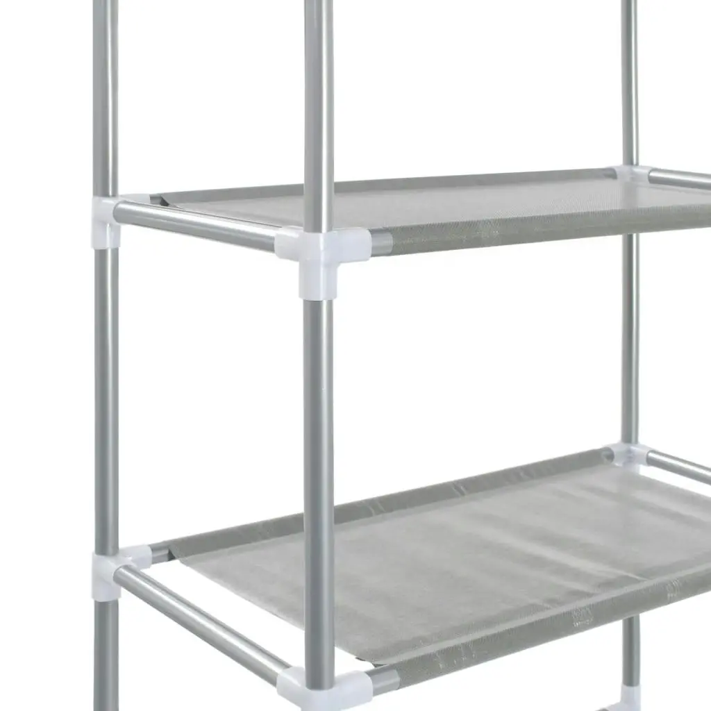 3-Tier Storage Rack over Toilet Silver 53x28x169 cm 282464