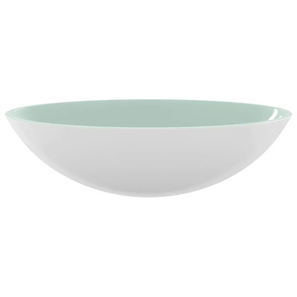 Basin Glass 50x37x14 cm White 345255