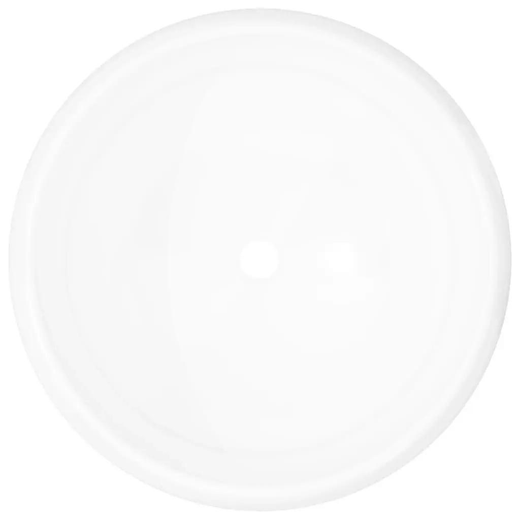 Basin Round Ceramic White 40x15 cm 142340