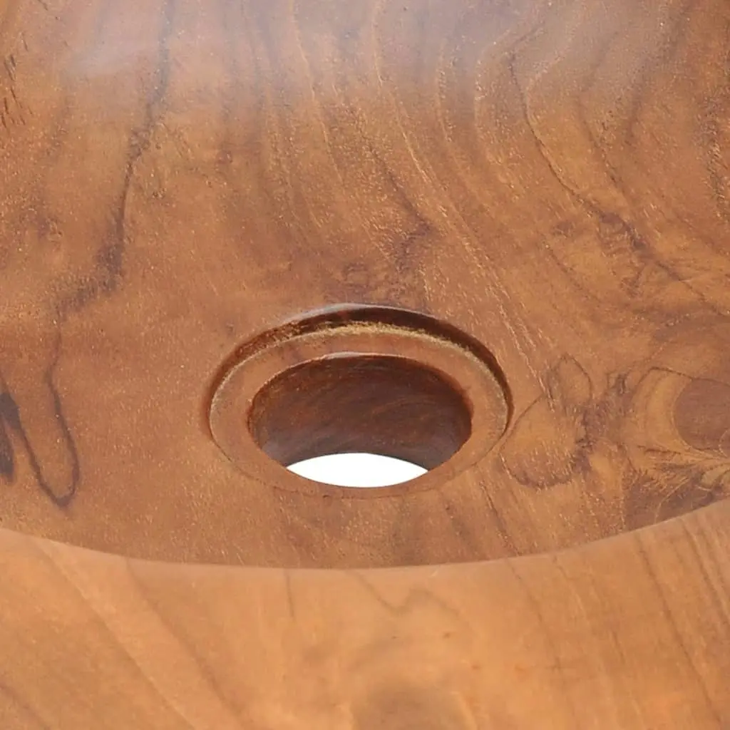 Basin Solid Teak 45 cm 243475