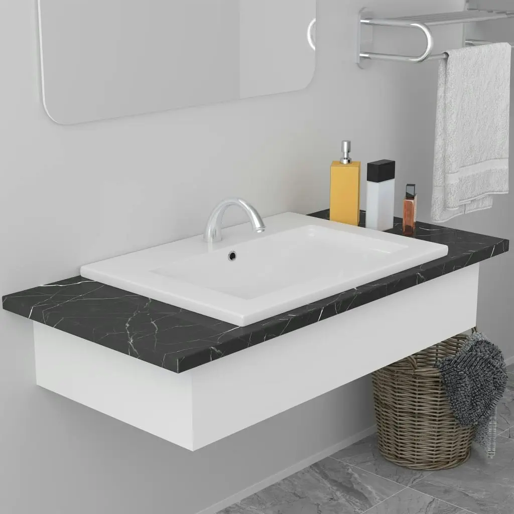 Built-in Basin 61x39.5x18.5 cm Ceramic White 145061