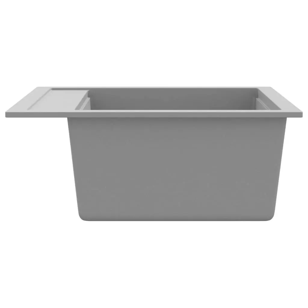 Granite Kitchen Sink Single Basin Grey 145521