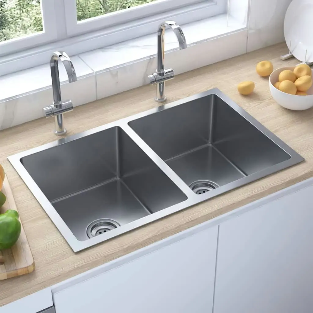 Handmade Kitchen Sink Stainless Steel 148768