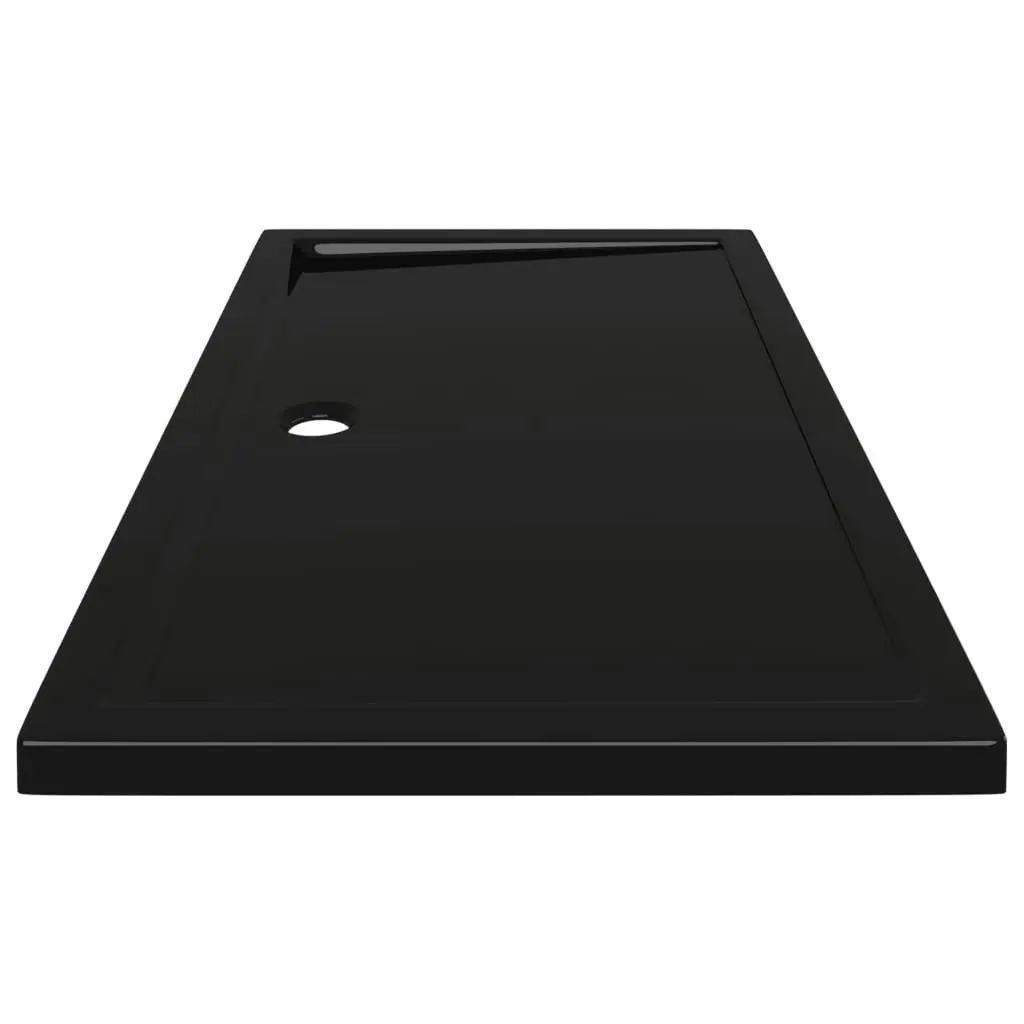 Rectangular ABS Shower Base Tray Black 70x120 cm 148914