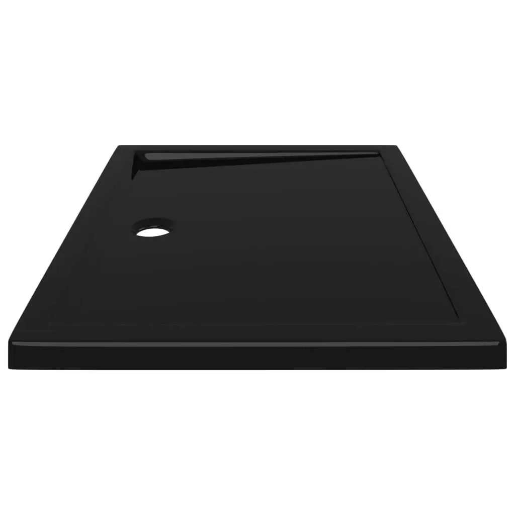 Rectangular ABS Shower Base Tray Black 70x90 cm 148911