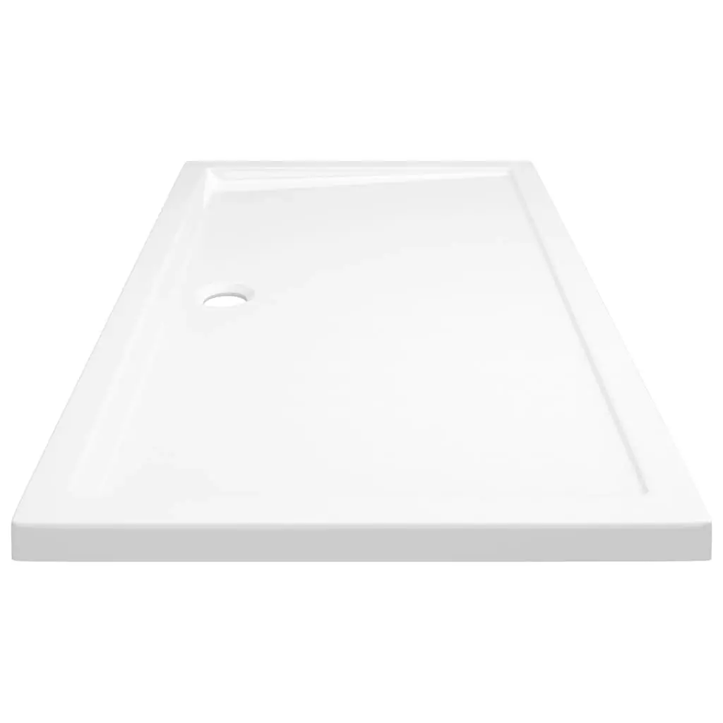 Rectangular ABS Shower Base Tray White 70x120 cm 148905