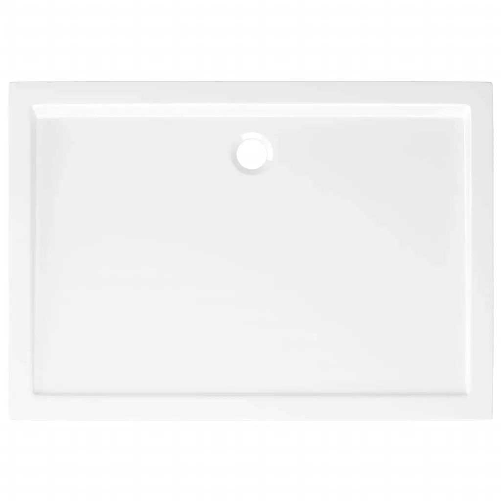 Rectangular ABS Shower Base Tray White 70x100 cm 148906