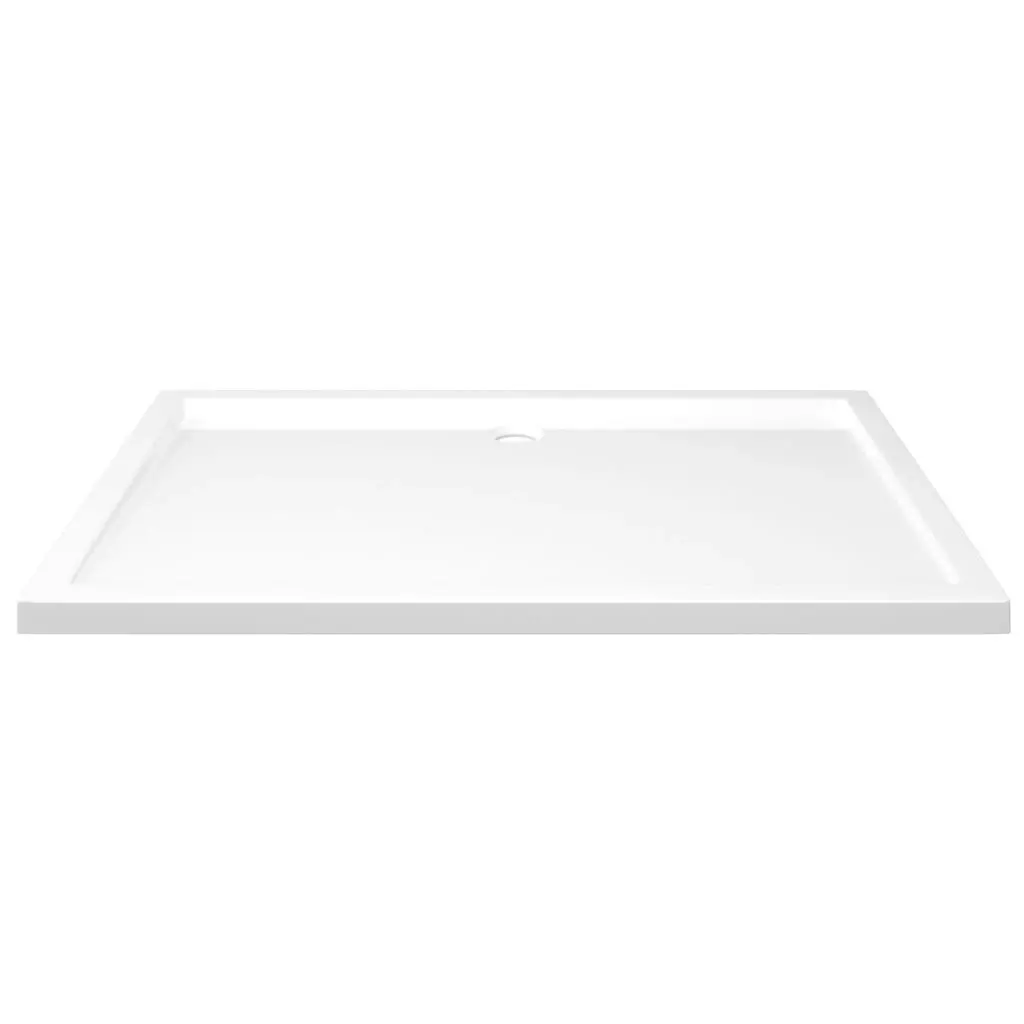 Rectangular ABS Shower Base Tray White 80x120 cm 148910