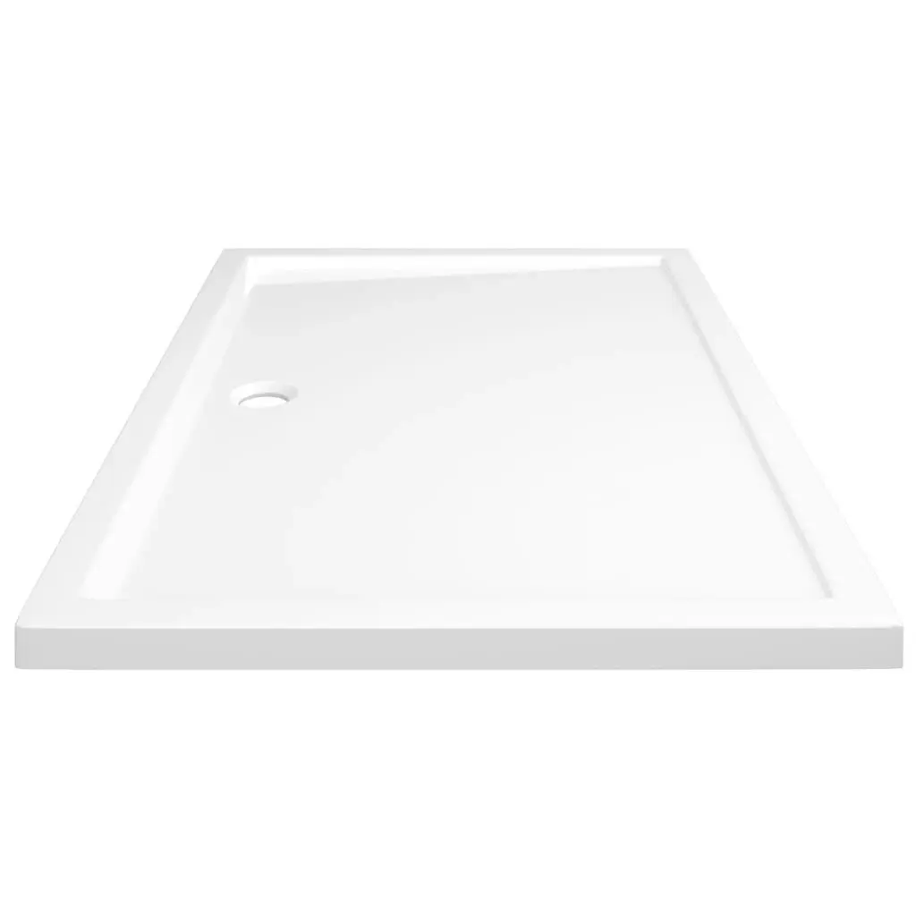 Rectangular ABS Shower Base Tray White 80x120 cm 148910