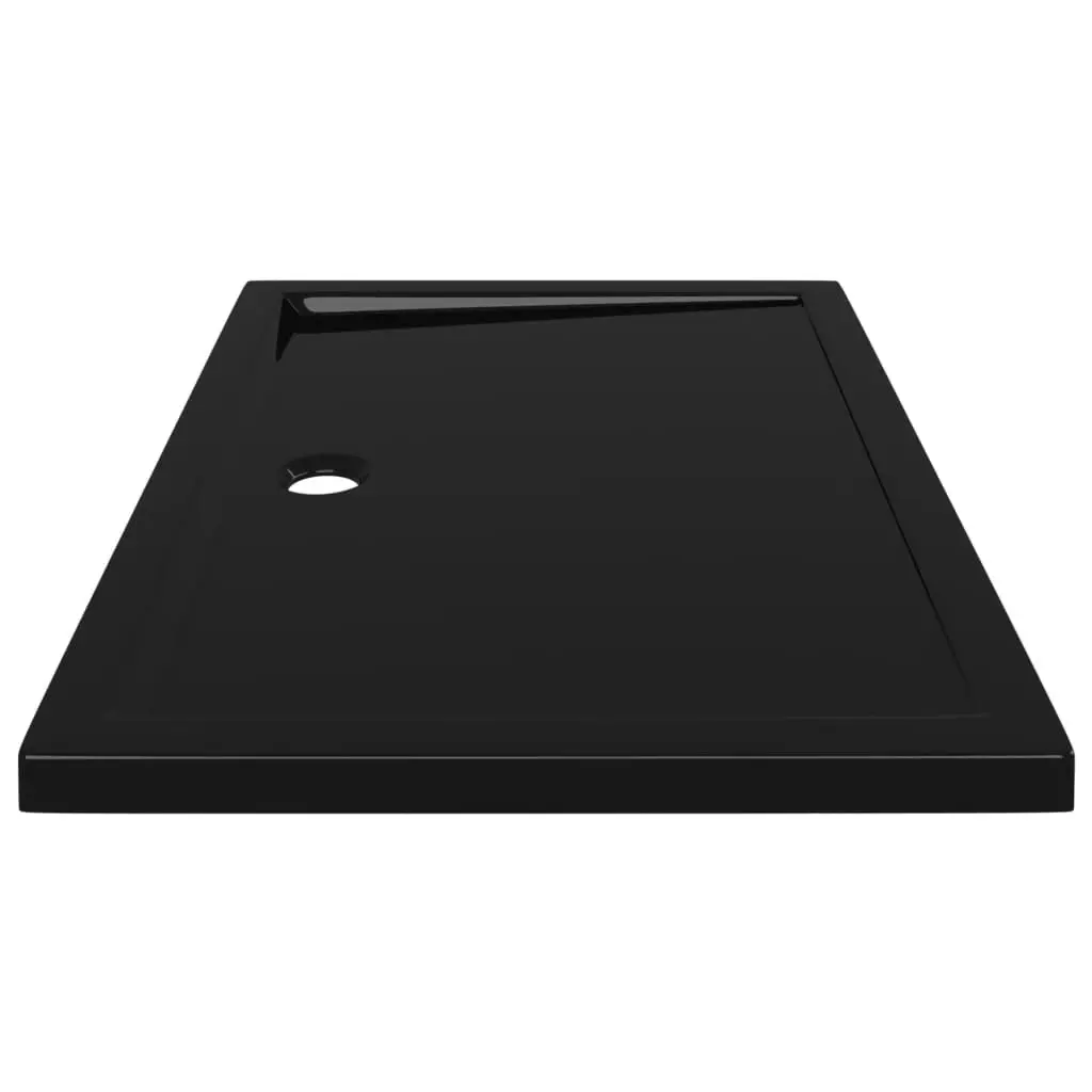 Rectangular ABS Shower Base Tray Black 70x100 cm 148915