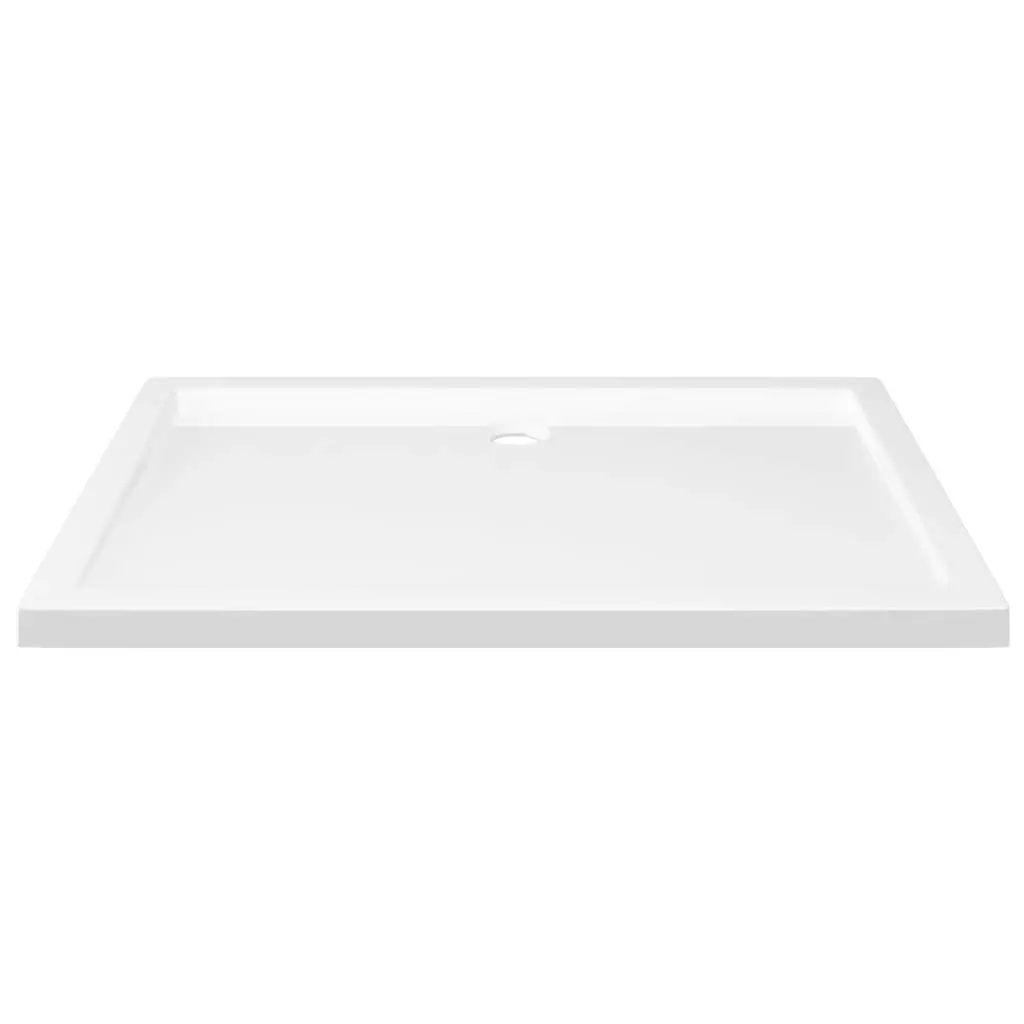 Rectangular ABS Shower Base Tray White 80x110 cm 148909