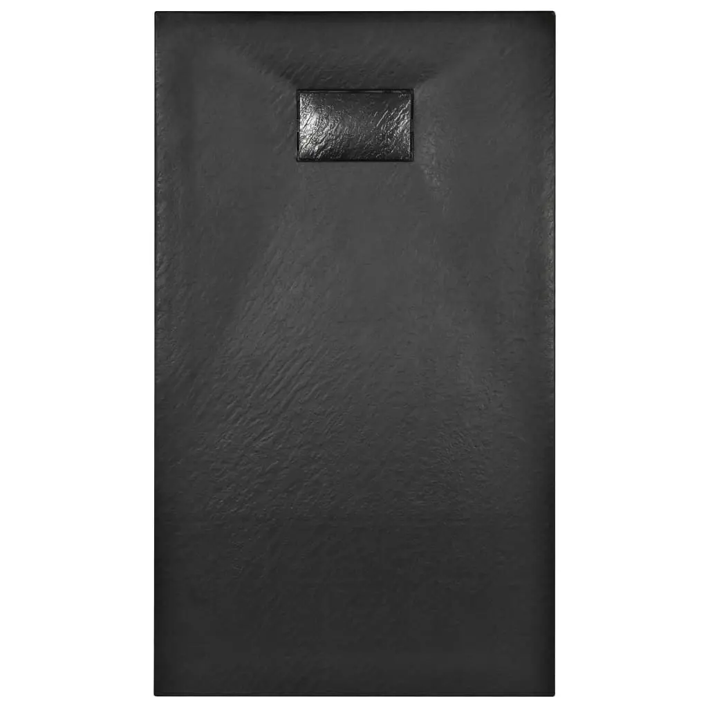 Shower Base Tray SMC Black 120x70 cm 144783