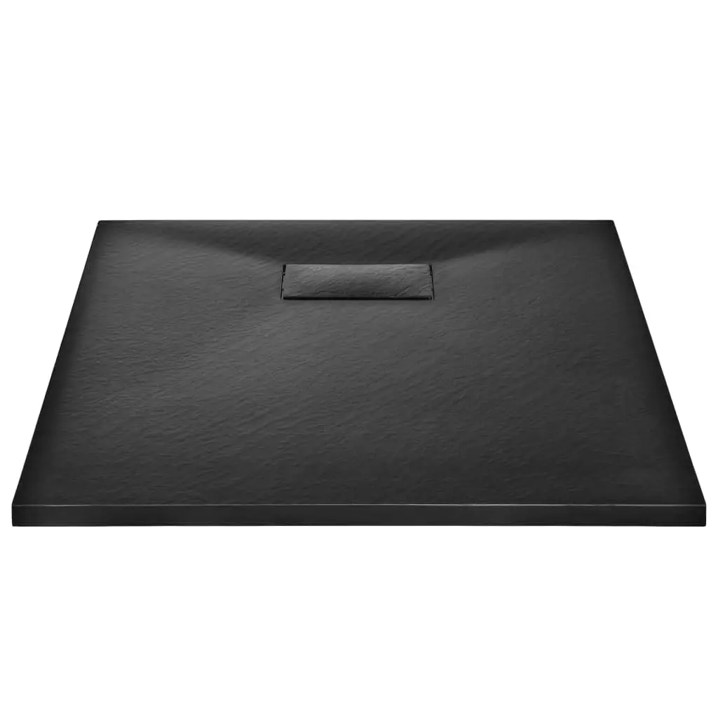 Shower Base Tray SMC Black 90x70 cm 144777