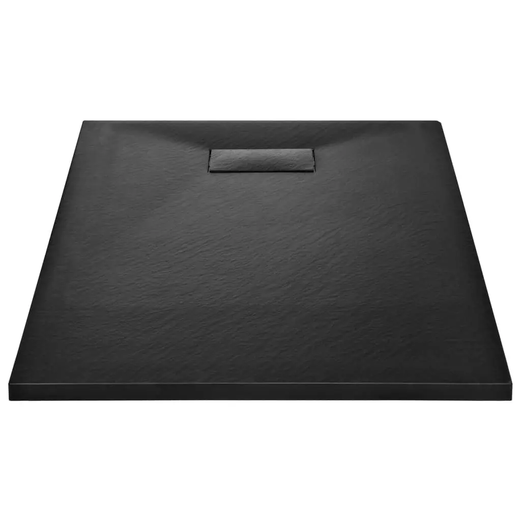 Shower Base Tray SMC Black 100x80 cm 144781